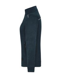 Dunkelblaue Fleece Jacke Damen